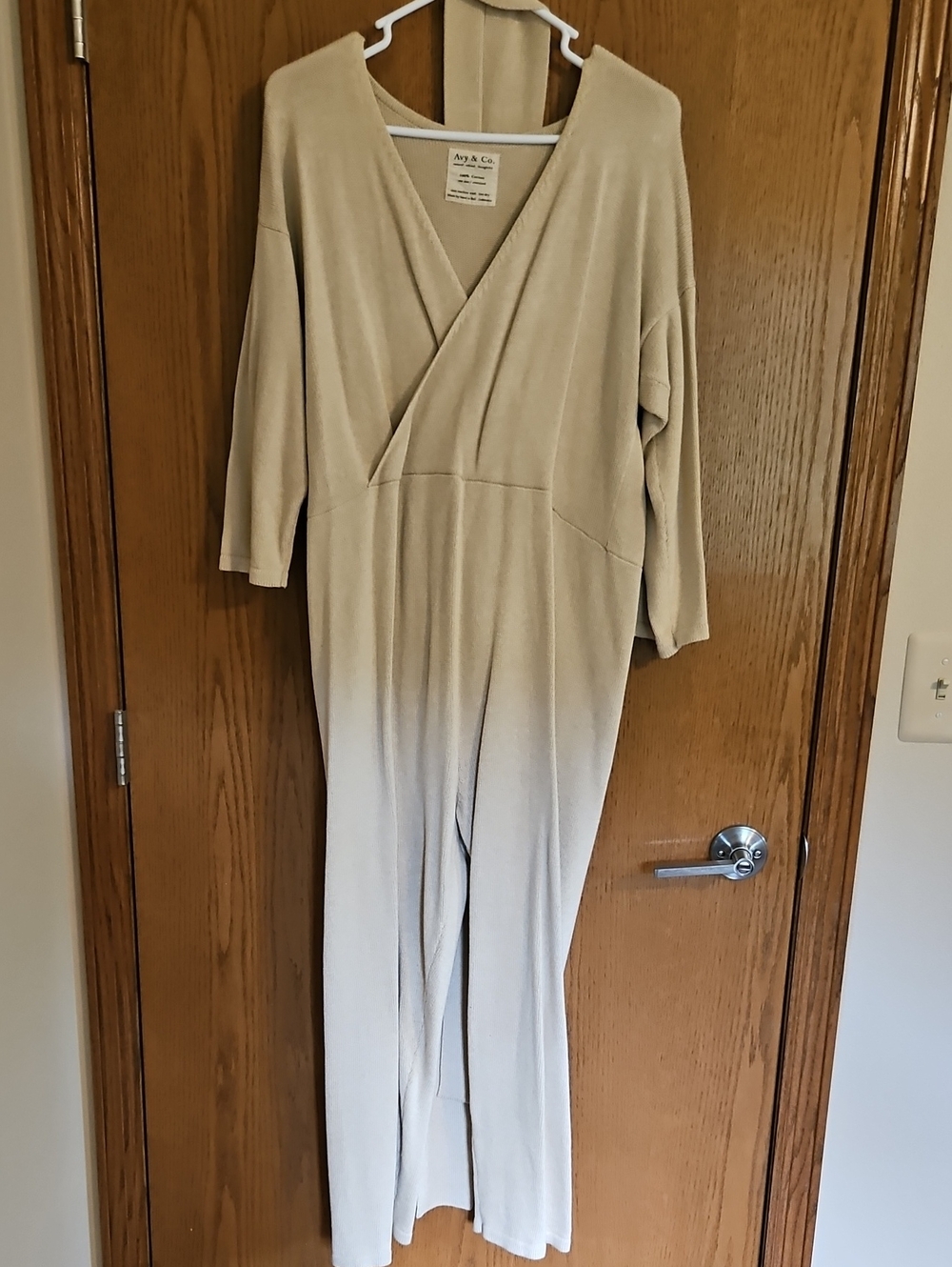 Avy & Co AADA Knit Jumpsuit Sand
